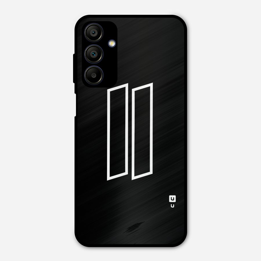 Minimal Slant Rectangles Metal Back Case for Galaxy A15 5G