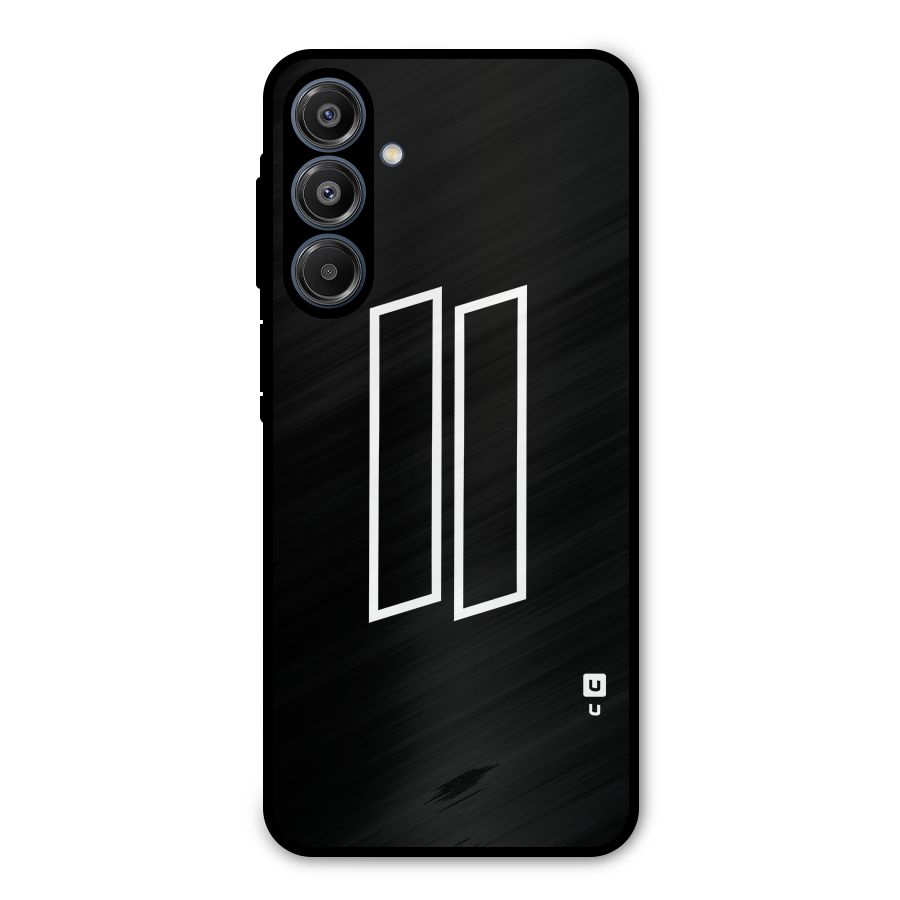 Minimal Slant Rectangles Metal Back Case for Galaxy A16 5G