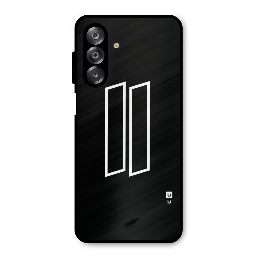 Minimal Slant Rectangles Metal Back Case for Galaxy A26
