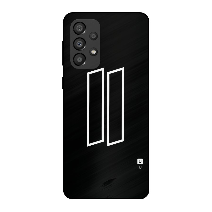 Minimal Slant Rectangles Metal Back Case for Galaxy A33 5G