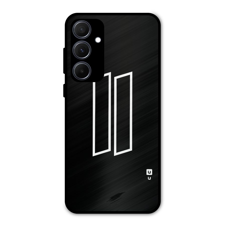 Minimal Slant Rectangles Metal Back Case for Galaxy A35