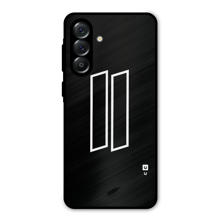 Minimal Slant Rectangles Metal Back Case for Galaxy A56
