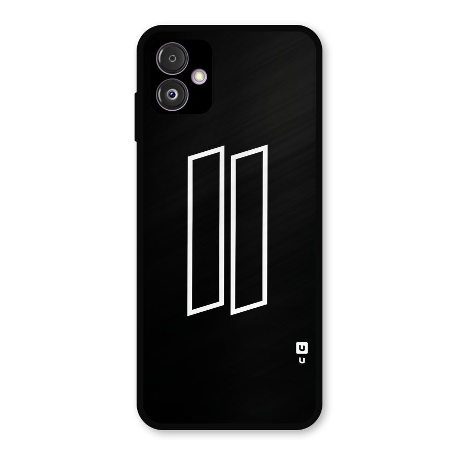 Minimal Slant Rectangles Metal Back Case for Galaxy F14