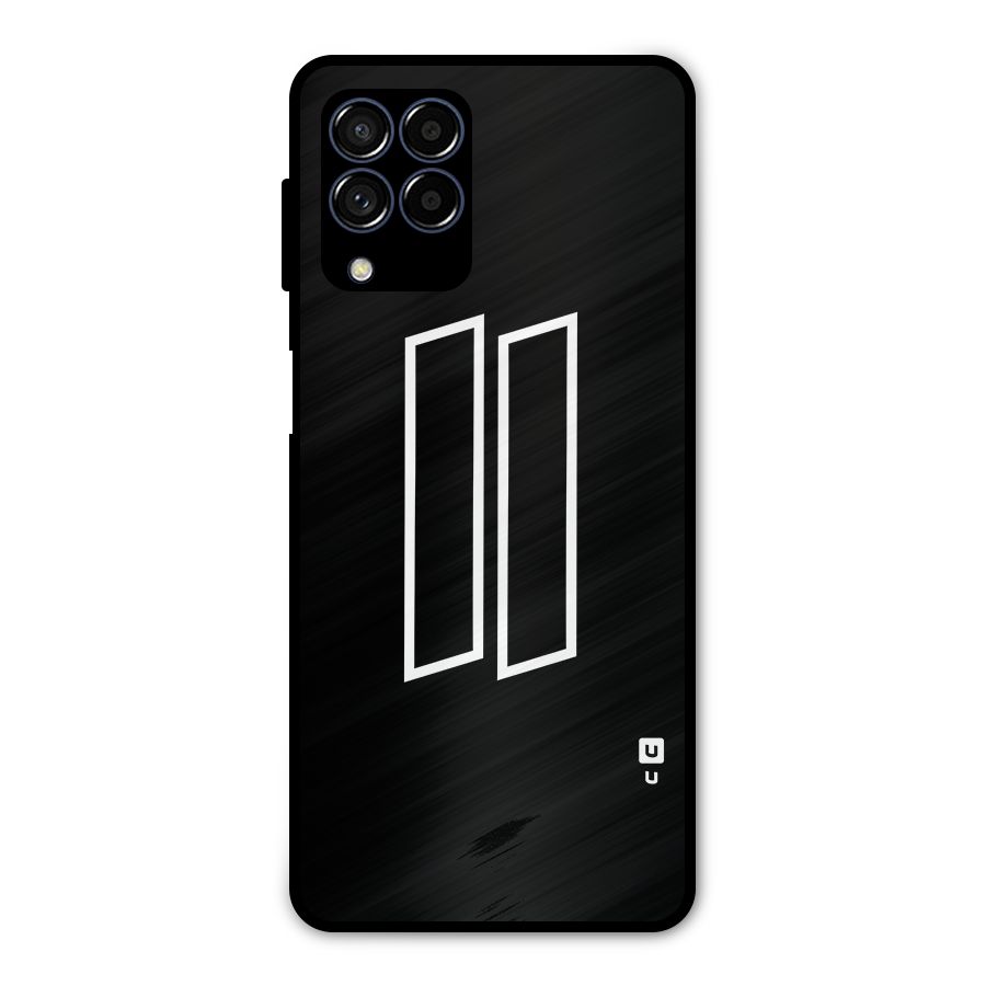Minimal Slant Rectangles Metal Back Case for Galaxy M53 5G