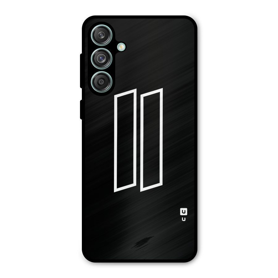 Minimal Slant Rectangles Metal Back Case for Galaxy M55 5G