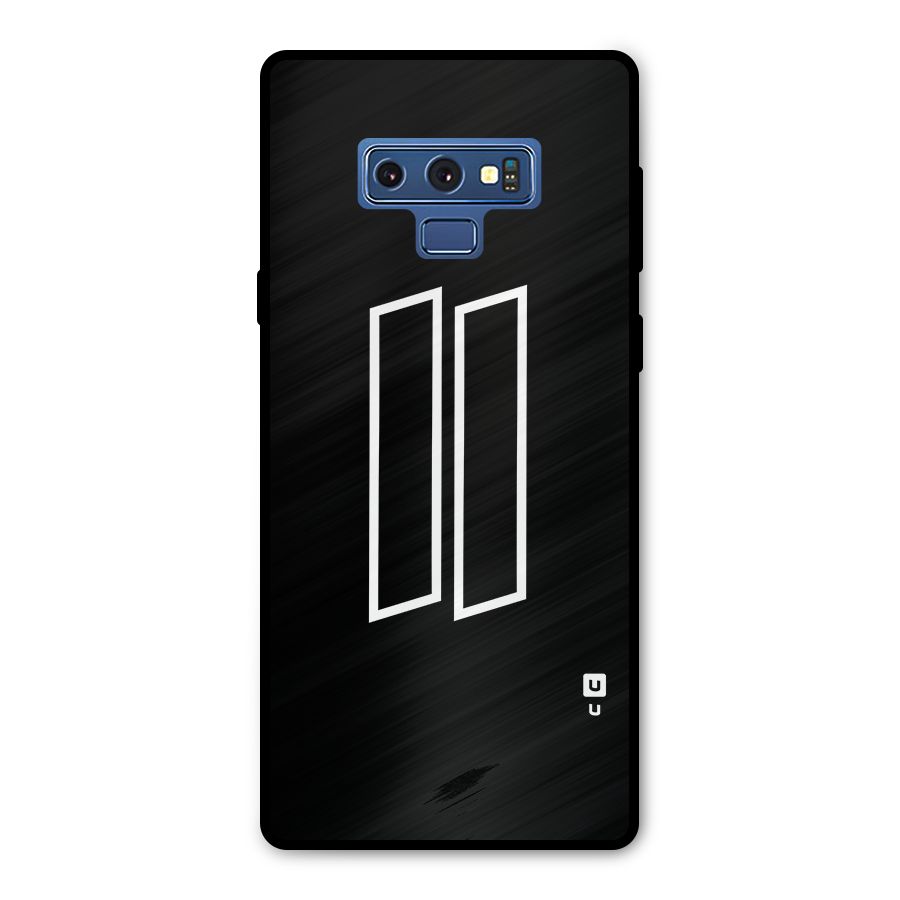 Minimal Slant Rectangles Metal Back Case for Galaxy Note 9