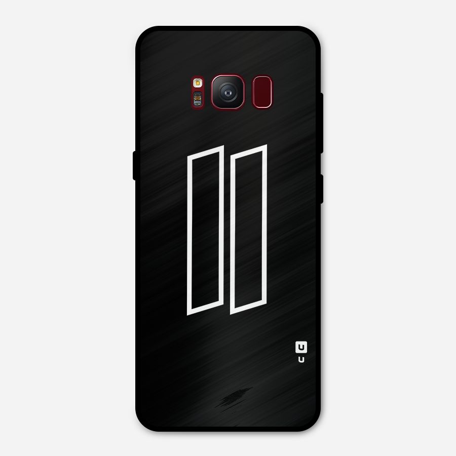 Minimal Slant Rectangles Metal Back Case for Galaxy S8