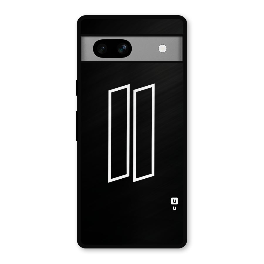 Minimal Slant Rectangles Metal Back Case for Google Pixel 7a