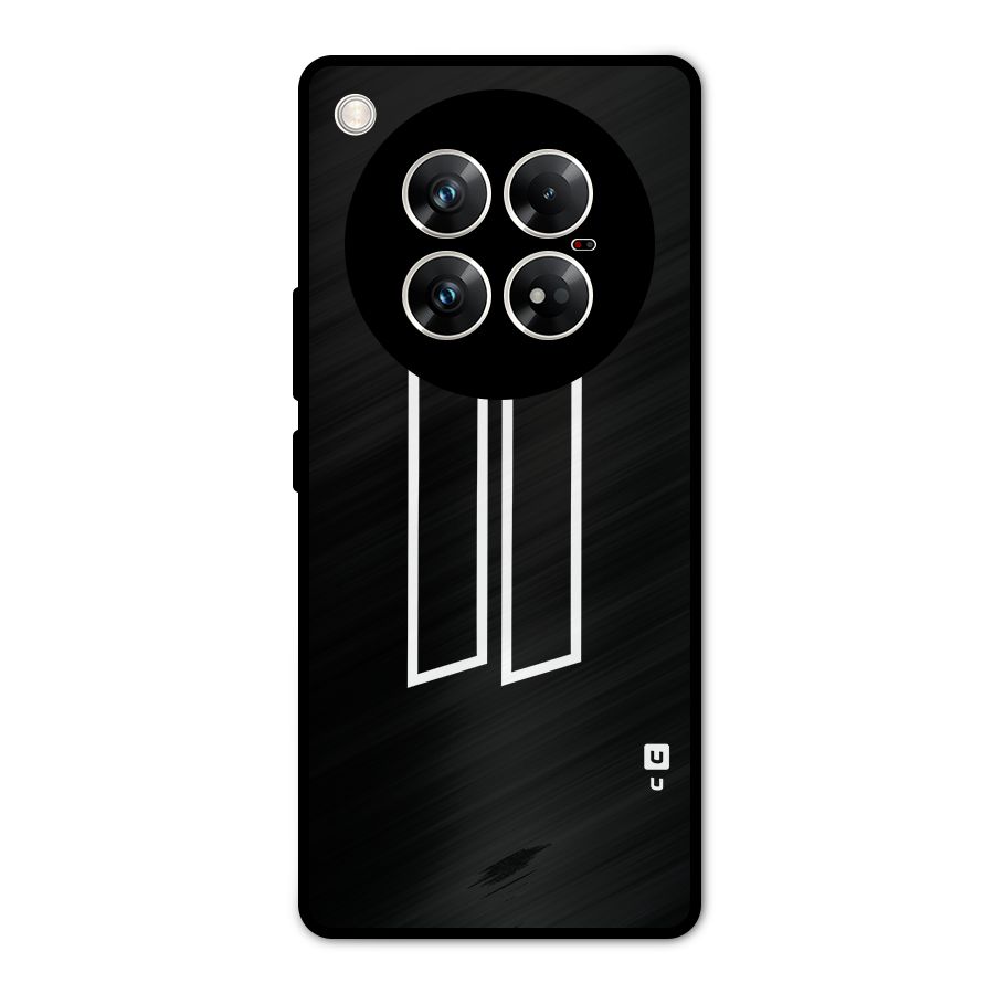 Minimal Slant Rectangles Metal Back Case for Infinix Zero 40 5G
