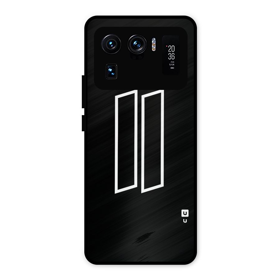 Minimal Slant Rectangles Metal Back Case for Mi 11 Ultra