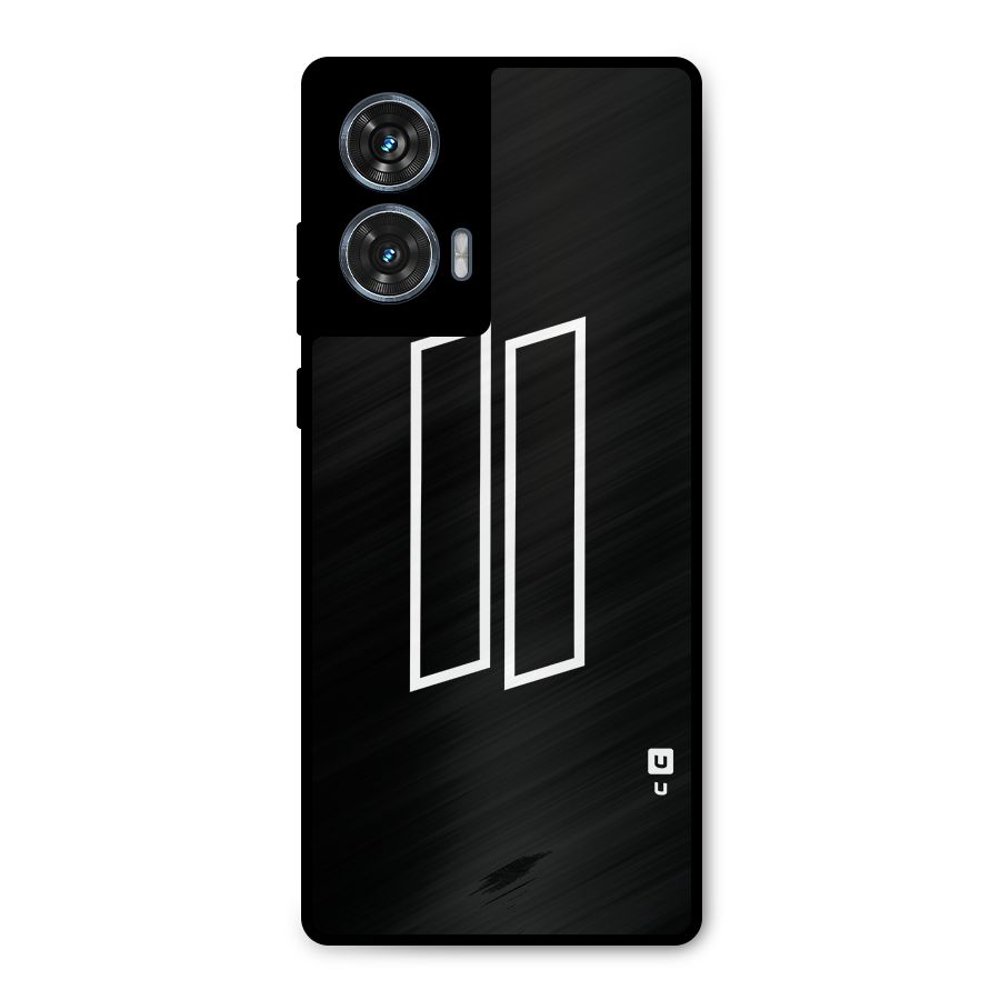 Minimal Slant Rectangles Metal Back Case for Motorola Edge 50 Fusion