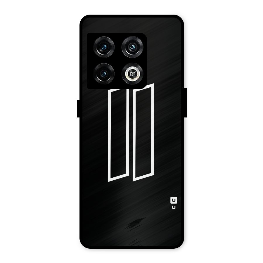 Minimal Slant Rectangles Metal Back Case for OnePlus 10 Pro 5G
