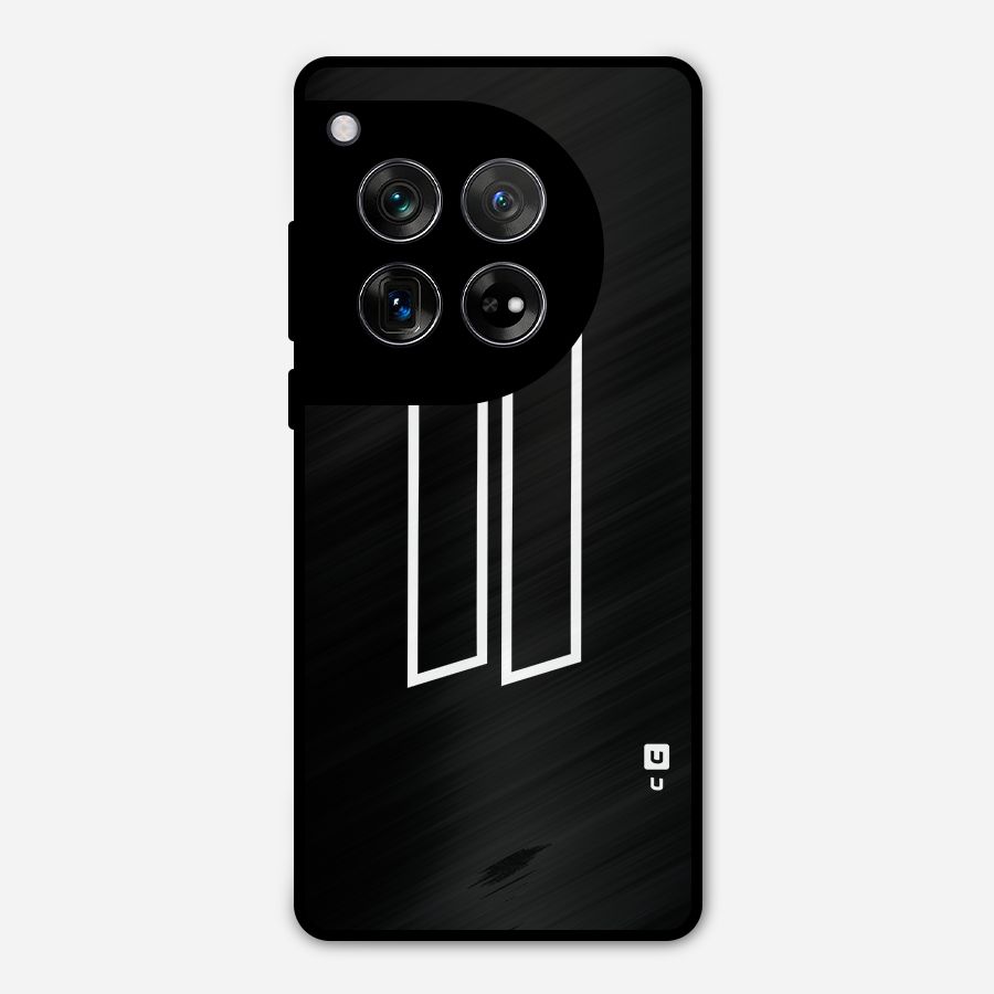 Minimal Slant Rectangles Metal Back Case for OnePlus 12