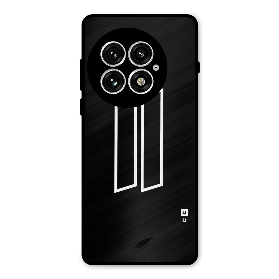 Minimal Slant Rectangles Metal Back Case for OnePlus 13