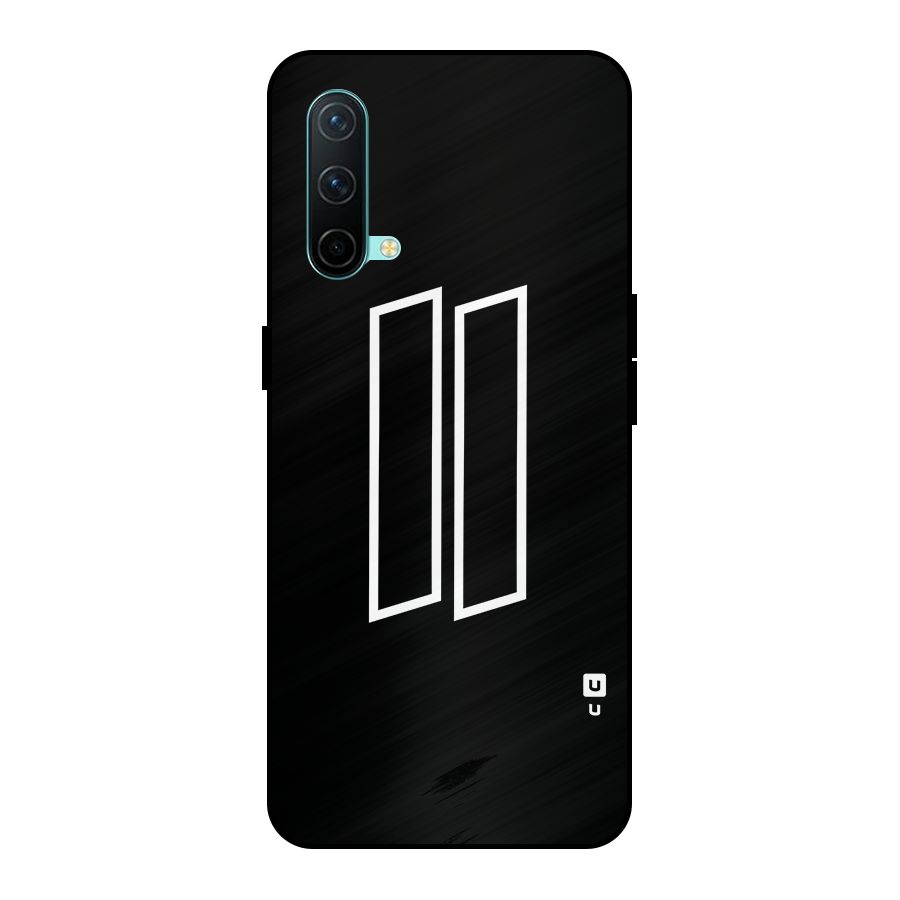 Minimal Slant Rectangles Metal Back Case for OnePlus Nord CE 5G
