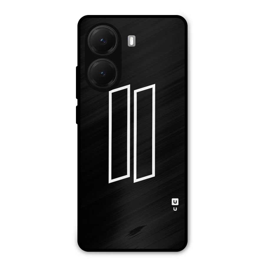 Minimal Slant Rectangles Metal Back Case for Poco X7 Pro