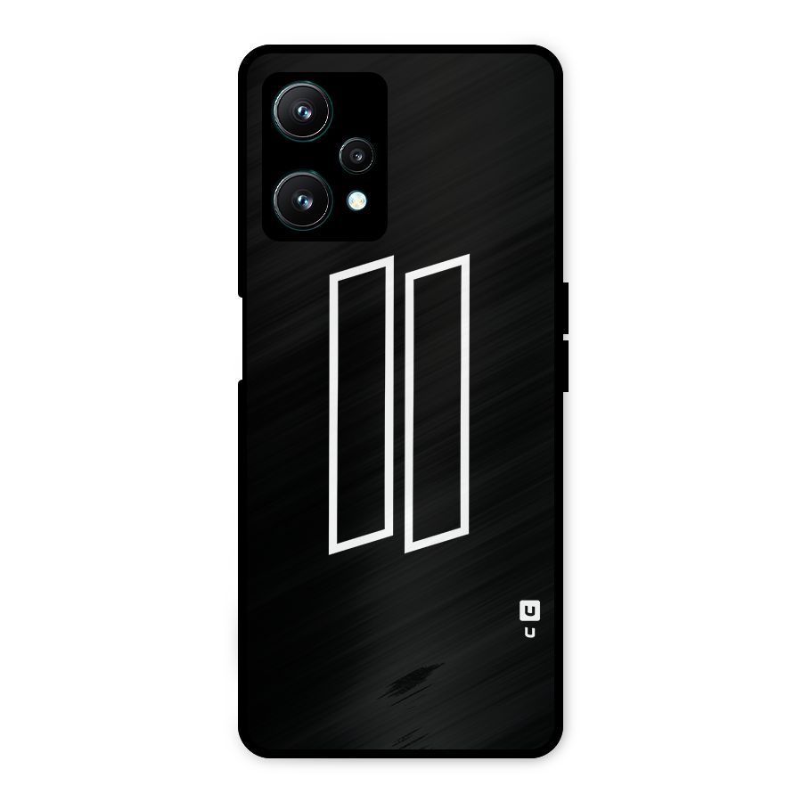 Minimal Slant Rectangles Metal Back Case for Realme 9 Pro 5G