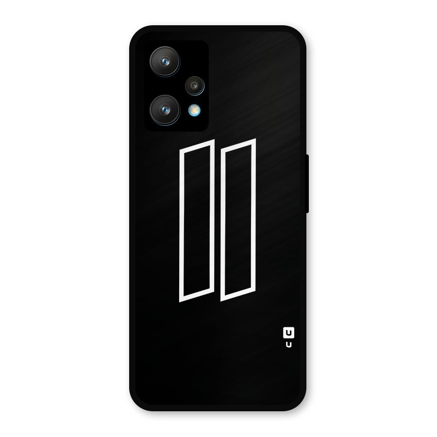Minimal Slant Rectangles Metal Back Case for Realme 9 Pro Plus 5G