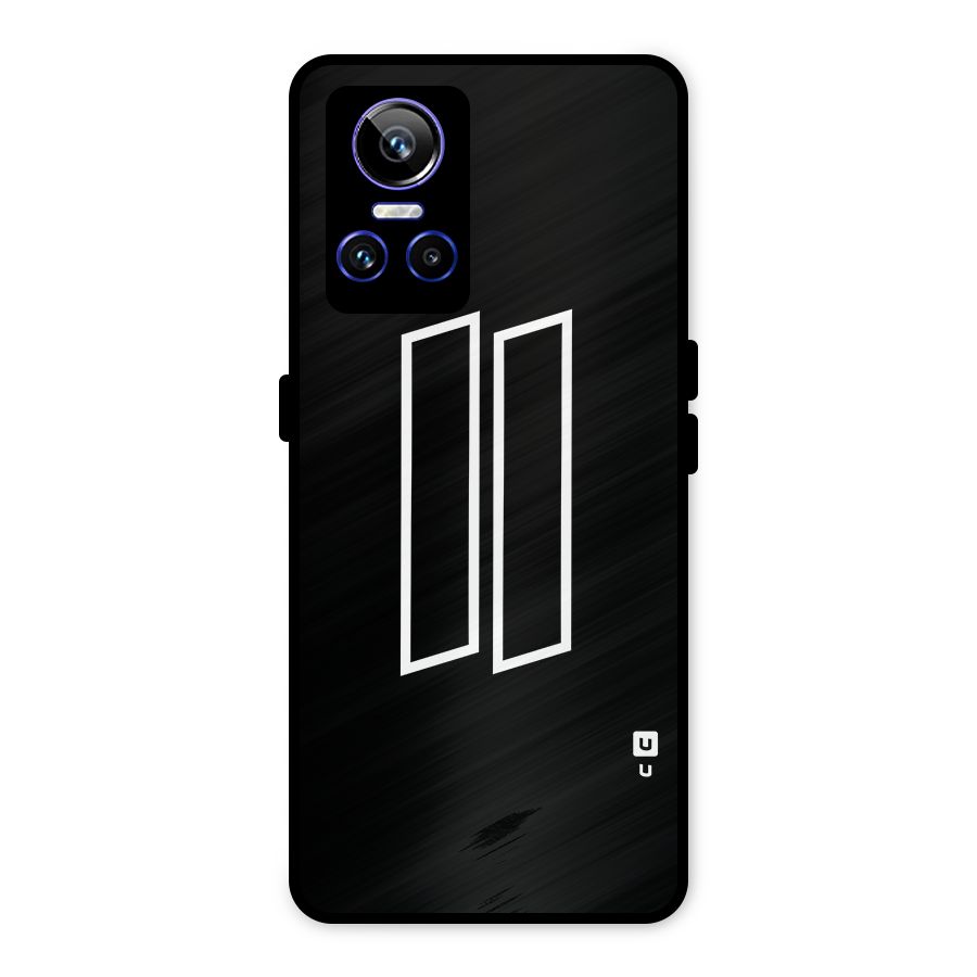 Minimal Slant Rectangles Metal Back Case for Realme GT Neo 3