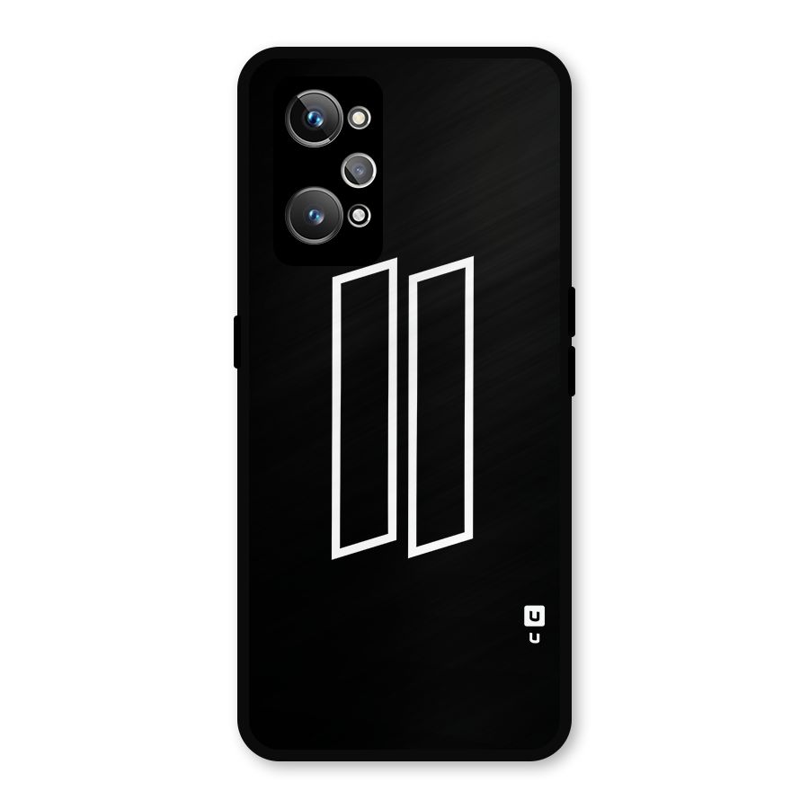 Minimal Slant Rectangles Metal Back Case for Realme GT Neo 3T