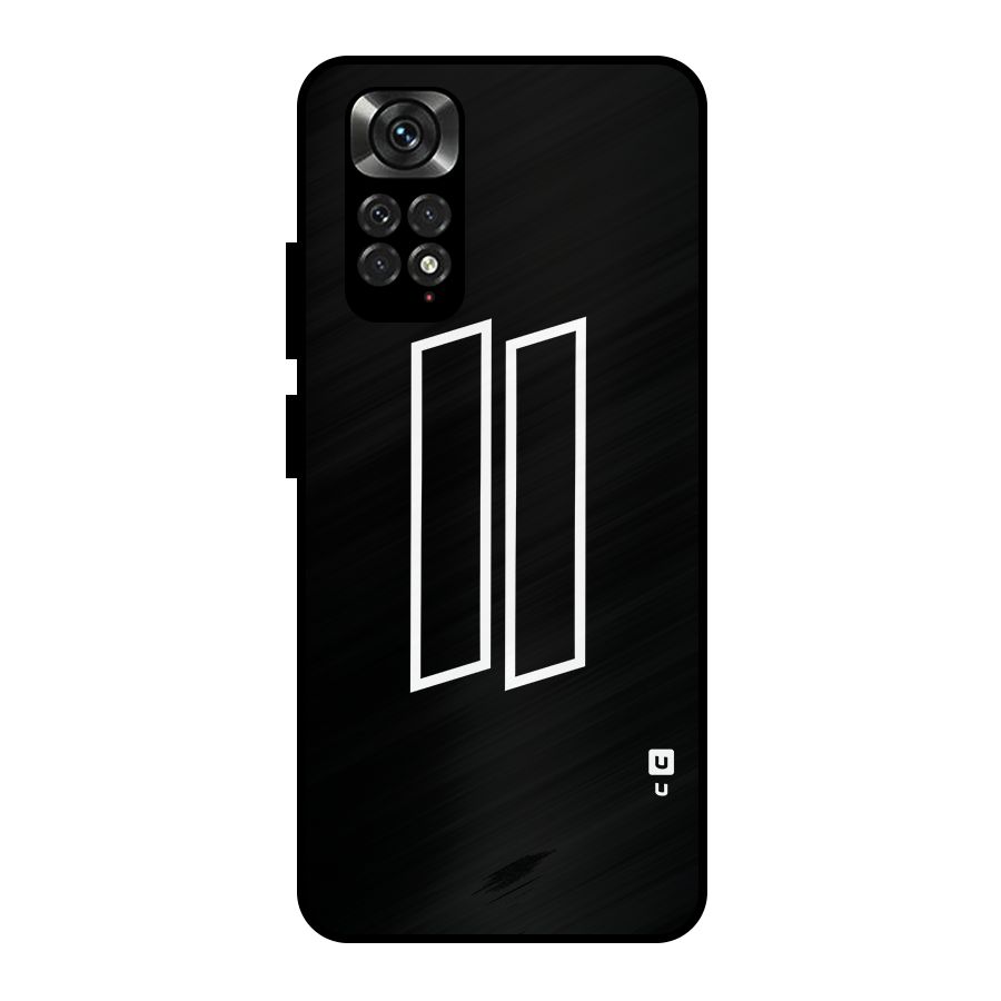 Minimal Slant Rectangles Metal Back Case for Redmi Note 11 Pro Plus 5G