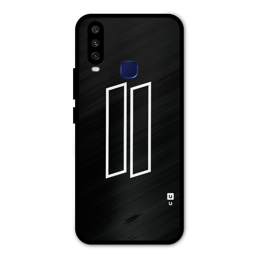 Minimal Slant Rectangles Metal Back Case for Vivo Y15