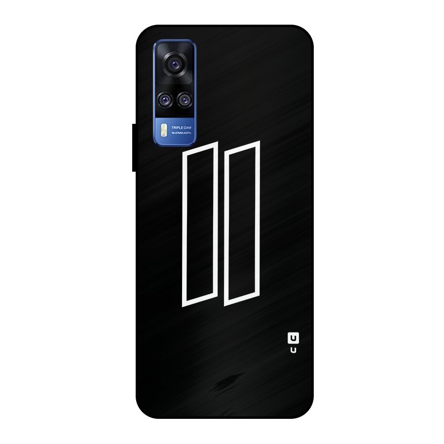 Minimal Slant Rectangles Metal Back Case for Vivo Y51