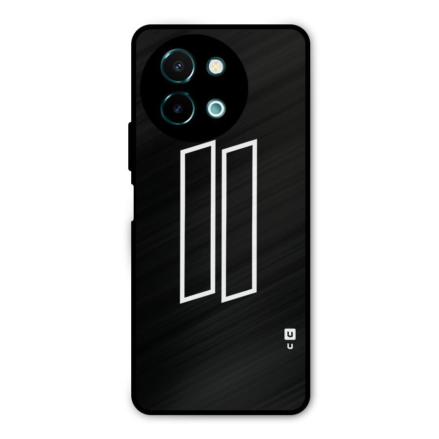 Minimal Slant Rectangles Metal Back Case for Vivo Y58