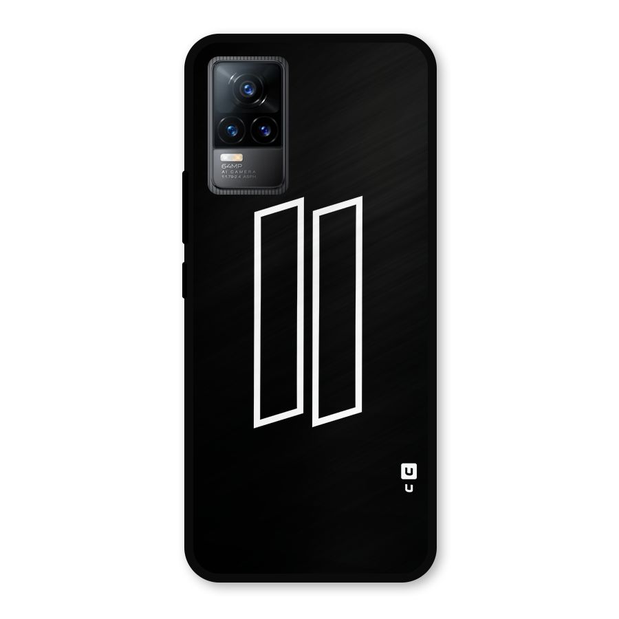 Minimal Slant Rectangles Metal Back Case for Vivo Y73