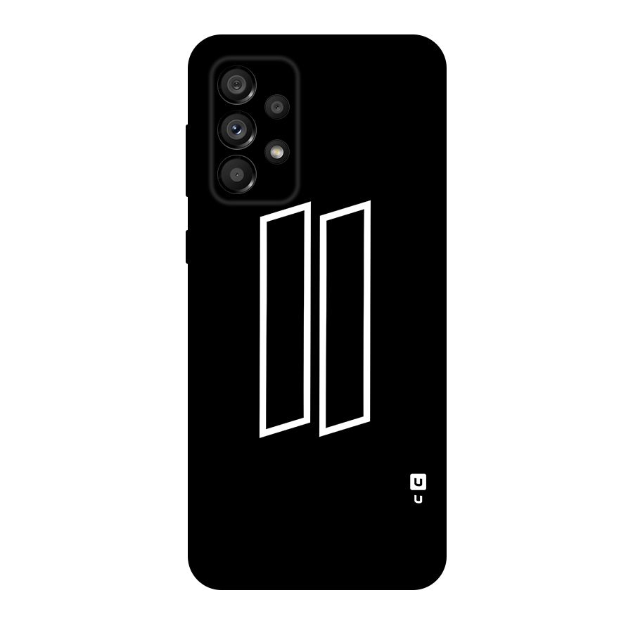 Minimal Slant Rectangles Original Polycarbonate Back Case for Galaxy A73 5G
