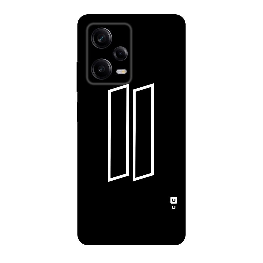 Minimal Slant Rectangles Original Polycarbonate Back Case for Redmi Note 12 Pro