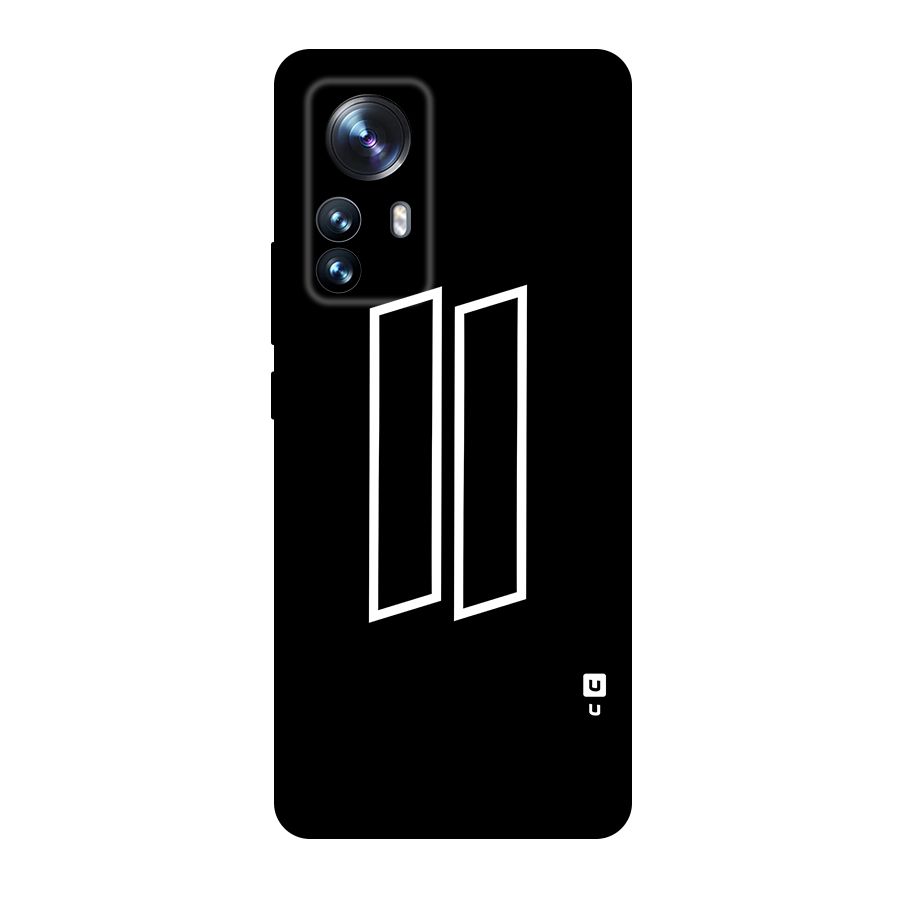 Minimal Slant Rectangles Original Polycarbonate Back Case for Xiaomi 12 Pro