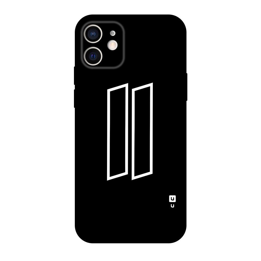 Minimal Slant Rectangles Original Polycarbonate Back Case for iPhone 12