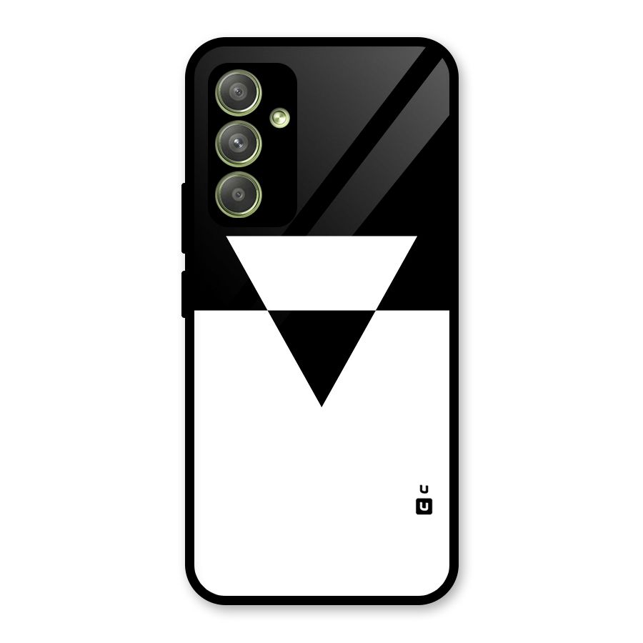 Minimal Triangle Glass Back Case for Galaxy A54