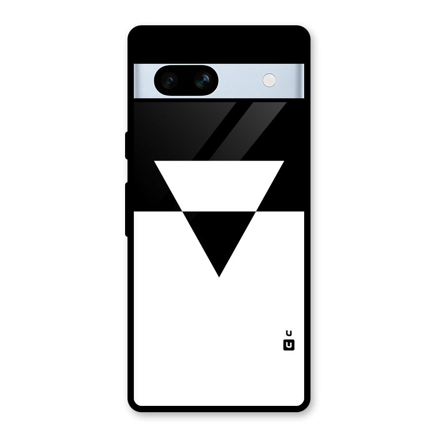 Minimal Triangle Glass Back Case for Google Pixel 7a