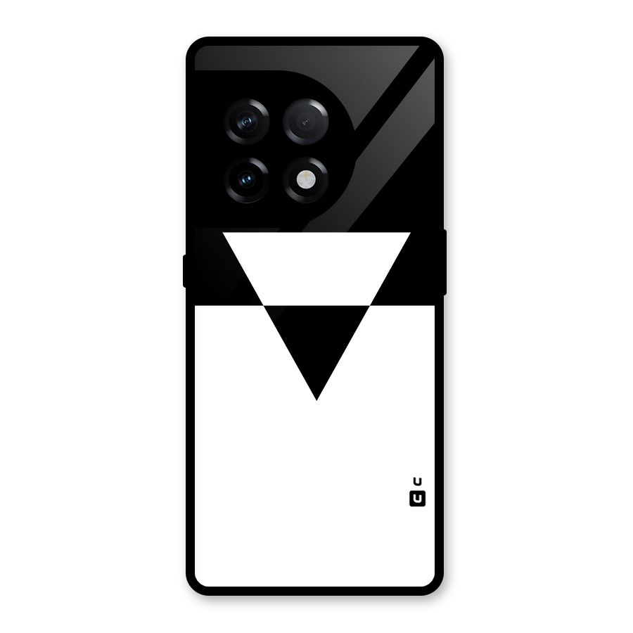 Minimal Triangle Glass Back Case for OnePlus 11R