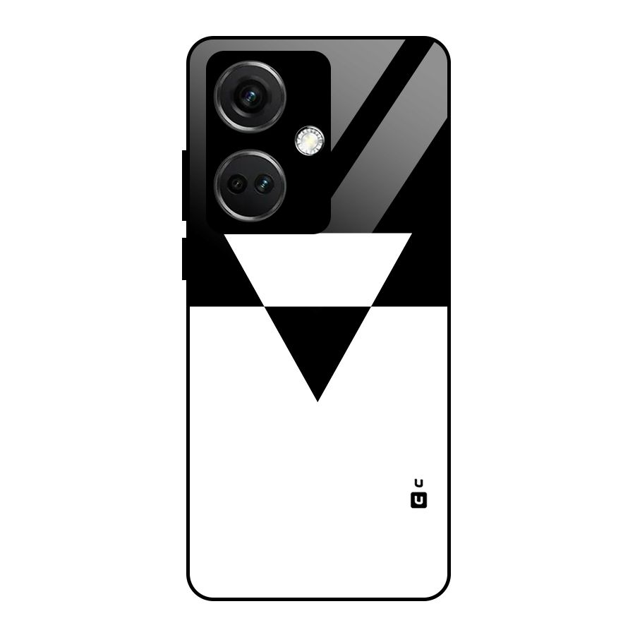 Minimal Triangle Glass Back Case for OnePlus Nord CE 3 5G