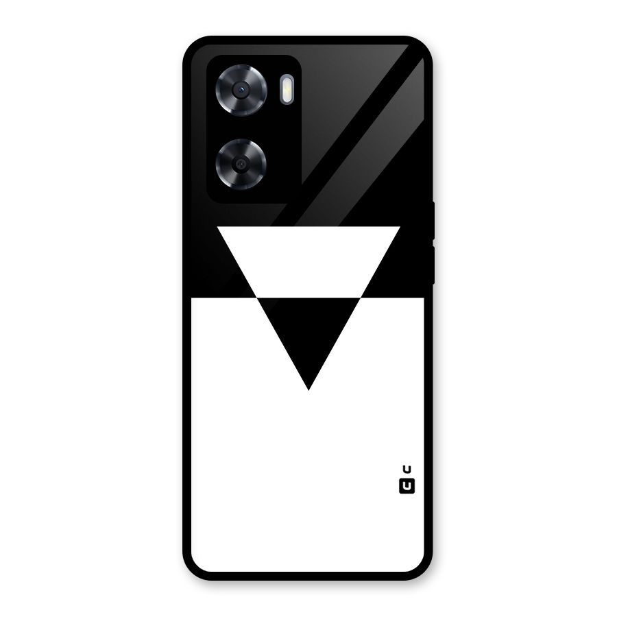 Minimal Triangle Glass Back Case for OnePlus Nord N20 SE