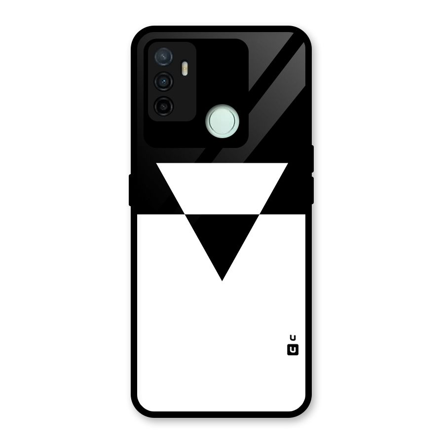 Minimal Triangle Glass Back Case for Oppo A53
