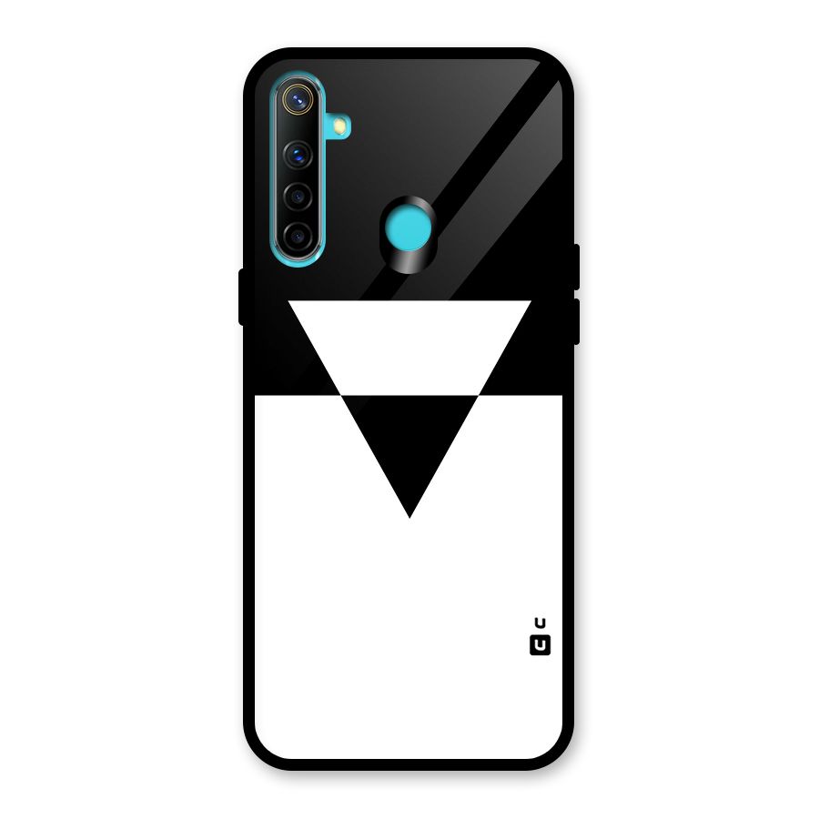 Minimal Triangle Glass Back Case for Realme Narzo 10