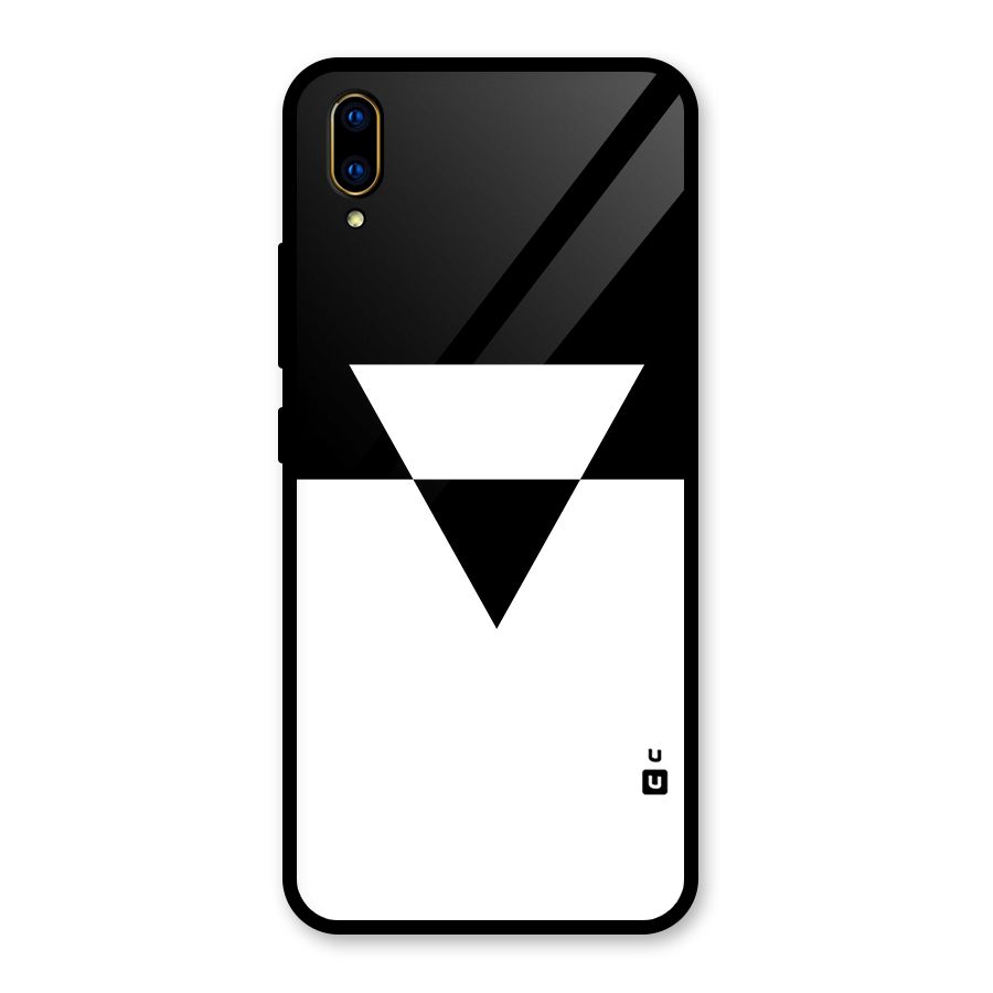 Minimal Triangle Glass Back Case for Vivo V11 Pro