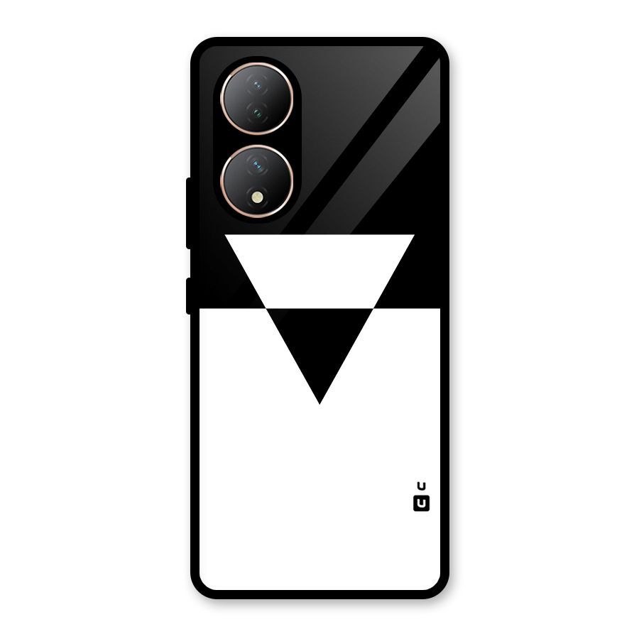 Minimal Triangle Glass Back Case for Vivo Y100A