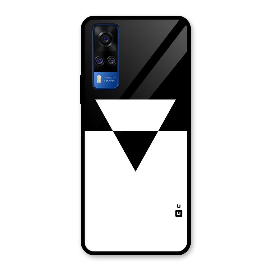Minimal Triangle Glass Back Case for Vivo Y31