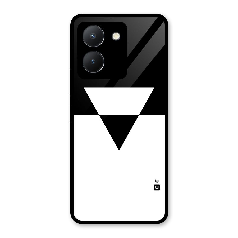 Minimal Triangle Glass Back Case for Vivo Y36