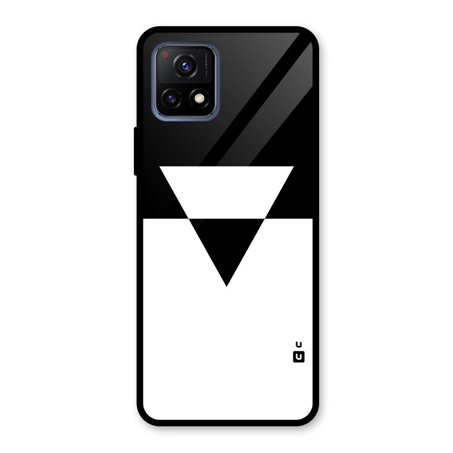 Minimal Triangle Glass Back Case for Vivo Y72 5G