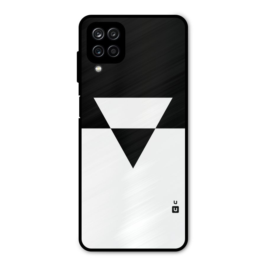 Minimal Triangle Metal Back Case for Galaxy A12