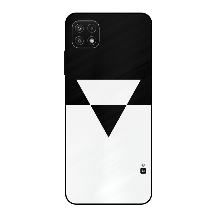 Minimal Triangle Metal Back Case for Galaxy A22 5G