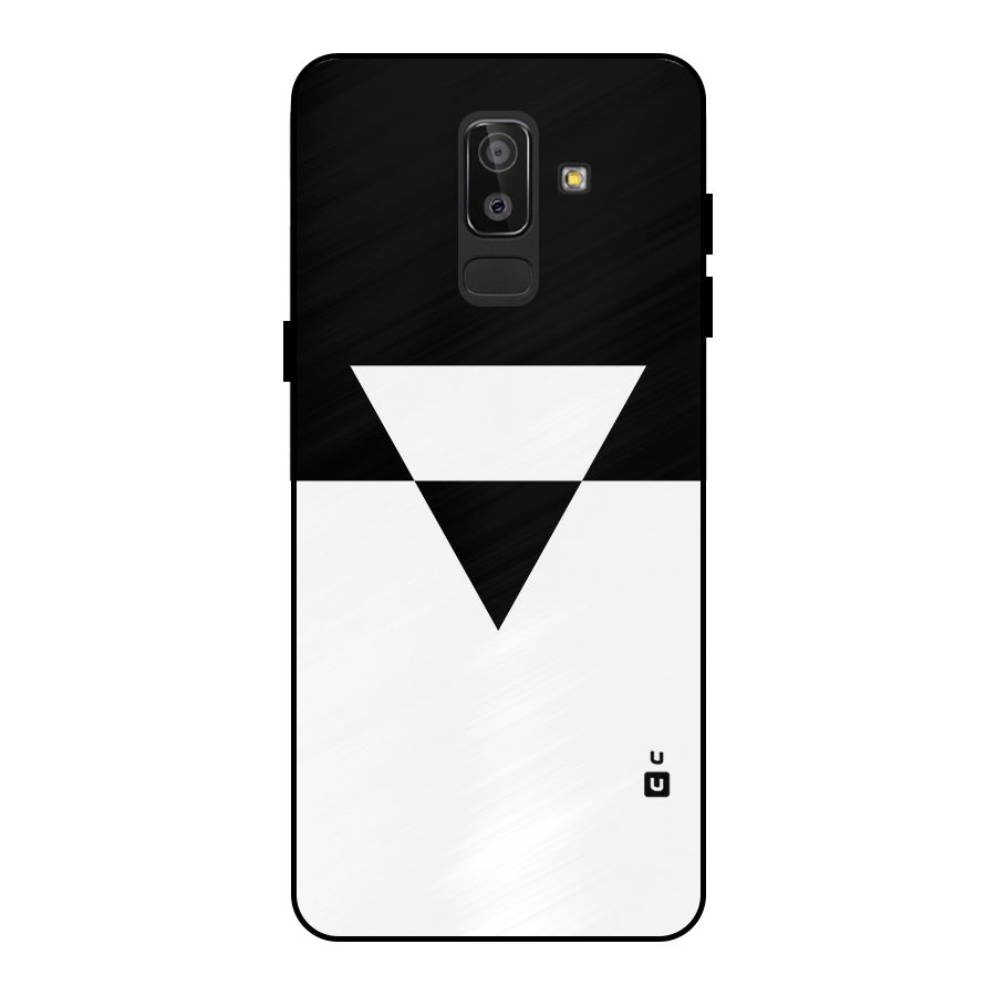 Minimal Triangle Metal Back Case for Galaxy J8