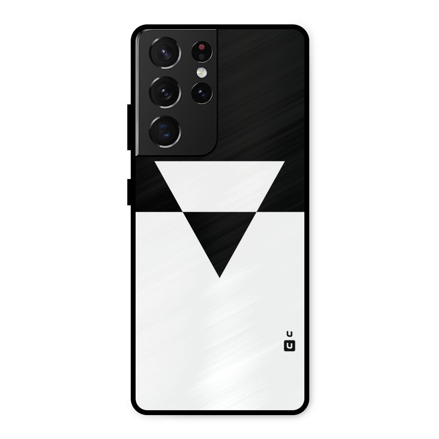 Minimal Triangle Metal Back Case for Galaxy S21 Ultra 5G