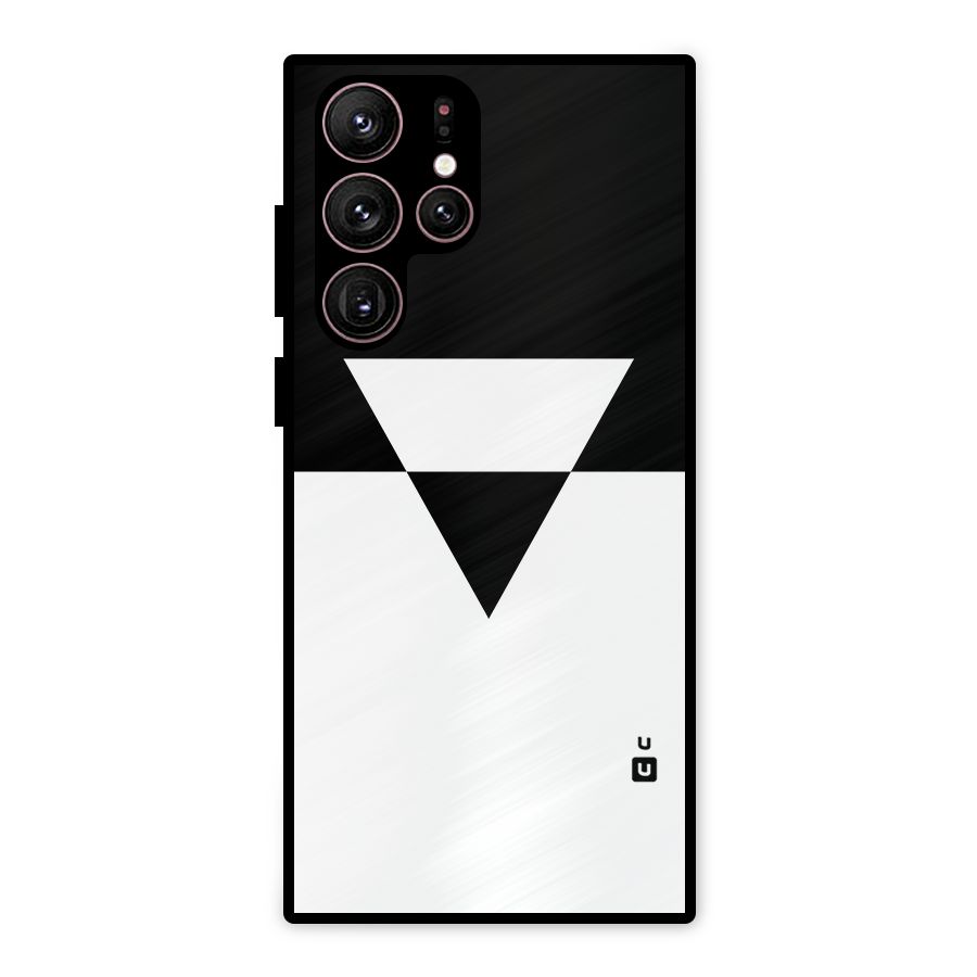 Minimal Triangle Metal Back Case for Galaxy S22 Ultra 5G